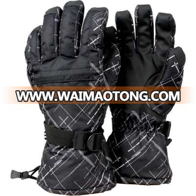 2017 Wholesale snow gloves ski waterproof microwave heated ski gloves